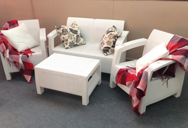 Комплект Yalta Terrace Set белый купить в Великом Устюге