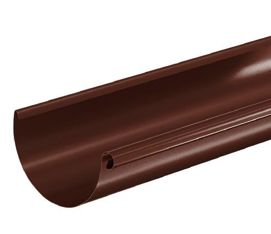 Водосток Aquasistem, система 150/100 - Водосточный желоб 3.00м RAL 8017 Коричневый купить в Великом Устюге