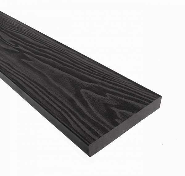 Террасная доска из ДПК Terrapol Смарт 3D Полнотелая без паза Черное дерево купить в Великом Устюге