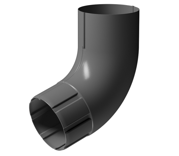 Колено 72° D90 Döcke STAL PREMIUM Графит, (RAL 7024) купить в Великом Устюге