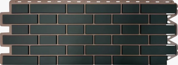 Фасадная панель Альта-Профиль, Кирпич Клинкерный, Графит купить в Великом Устюге