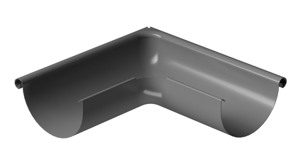 Угол внешний 90° D125 Döcke STAL PREMIUM Графит, (RAL 7024) купить в Великом Устюге