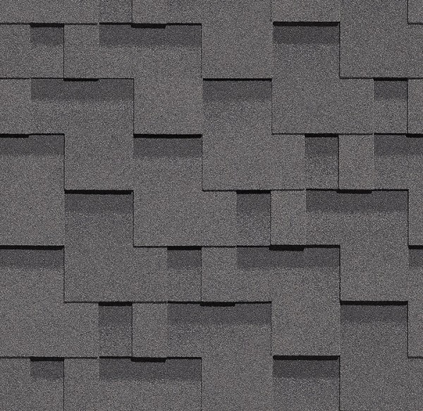 Гибкая черепица Docke, коллекция Тетрис – Серый купить в Великом Устюге