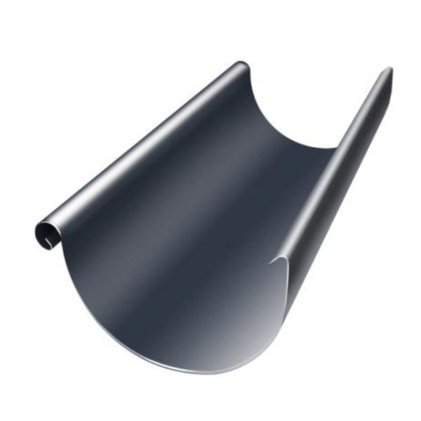 Водосток Grand Line 125x90 – Желоб 3м RAL 7024 купить в Великом Устюге