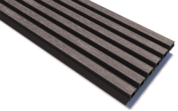 Реечные панели WOODVEX Lines Ultra Smoke gray купить в Великом Устюге