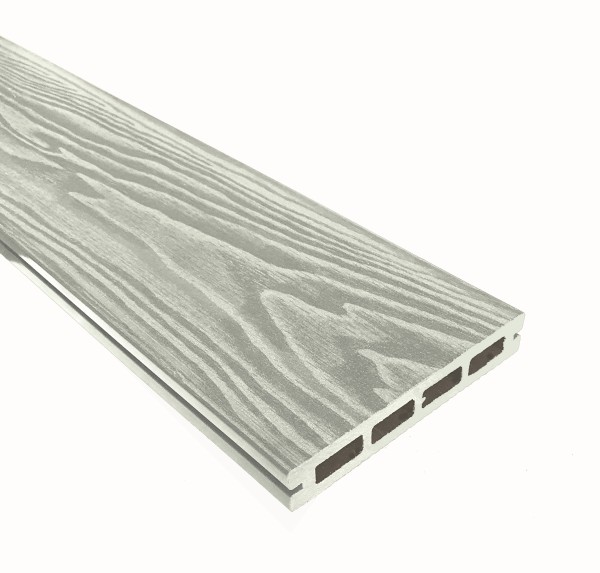 Террасная доска из ДПК Terrapol Смарт 3D Пустотелая с пазом Дуб беленый купить в Великом Устюге