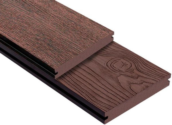 Террасная доска ДПК Outdoor 3D полнотелая STORM/OCEAN BROWN коричневая микс купить в Великом Устюге