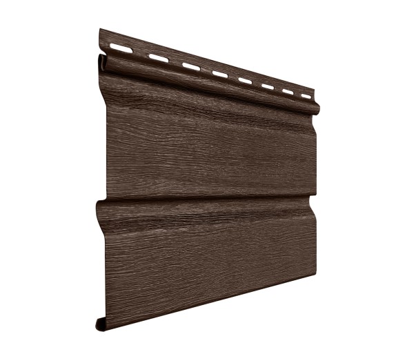Виниловый сайдинг fineber (файнбер) - серия "стандарт", коричневый купить в Великом Устюге