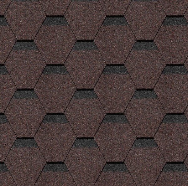 Гибкая черепица Docke, коллекция Шеффилд – Корица купить в Великом Устюге