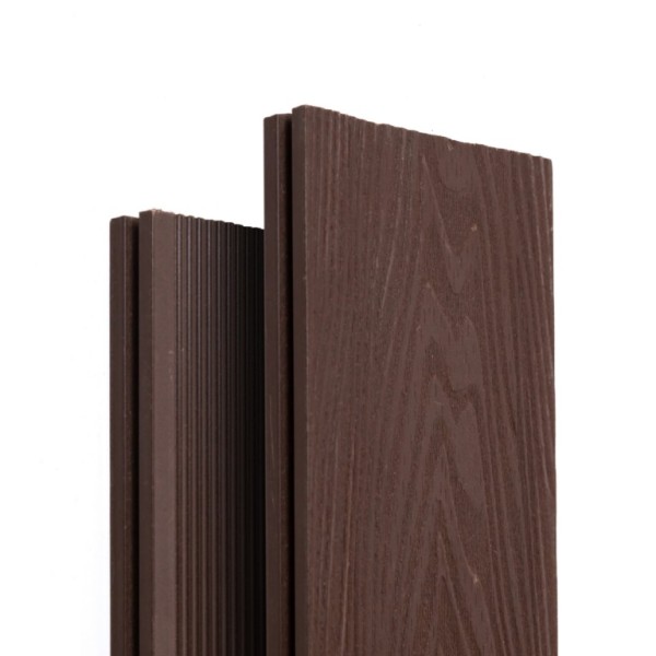 Террасная доска Ecodecking Экстра 3D полнотелая Венге купить в Великом Устюге