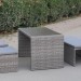 Диван-Трансформер AFINA плетеный из иск. ротанга S330G-W78 Grey купить в Великом Устюге