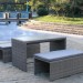 Диван-Трансформер AFINA плетеный из иск. ротанга S330G-W78 Grey купить в Великом Устюге