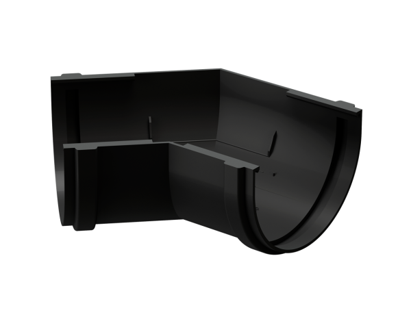 Угол желоба универсал 135˚ Docke Premium ПВХ - Карбон купить в Великом Устюге