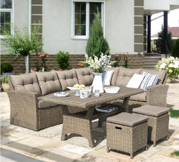 Комплект мебели AFINA плетеной из иск. ротанга AFM-307B Beige купить в Великом Устюге