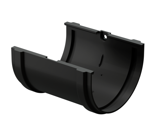 Соединитель желоба Docke Premium ПВХ - Карбон купить в Великом Устюге