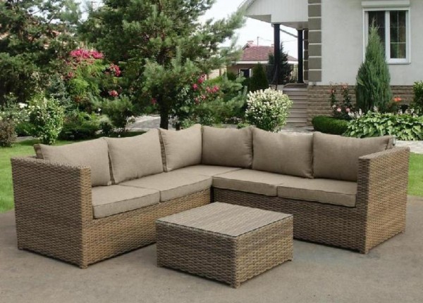 Комплект мебели AFINA плетеной из иск. ротанга YR825B Beige купить в Великом Устюге
