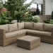Комплект мебели AFINA плетеной из иск. ротанга YR825B Beige купить в Великом Устюге