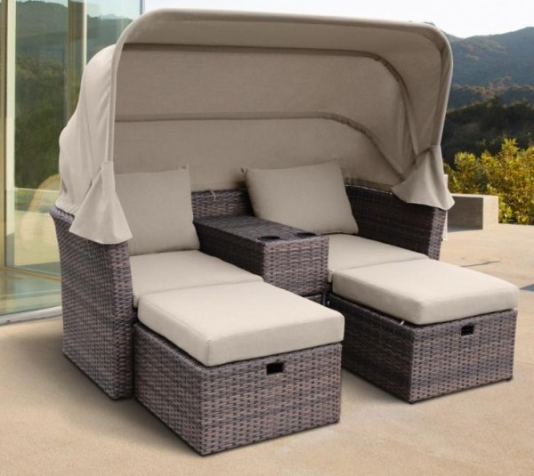 Комплект мебели AFINA плетеной из иск. ротанга AFM-330B Brown купить в Великом Устюге