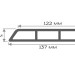 Доска Ромбус 3D ДПК Outdoor STORM GREY серая микс купить в Великом Устюге