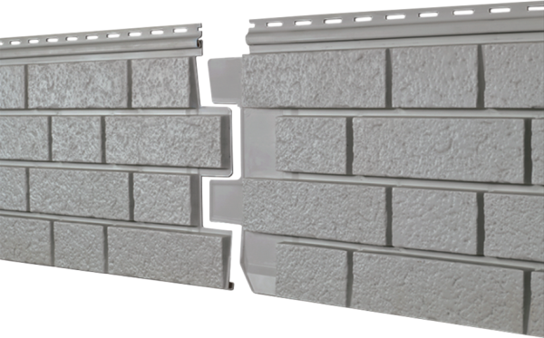 Фасадная панель Ю-пласт Стоун Хаус S-Lock Клинкер Нордик дым купить в Великом Устюге