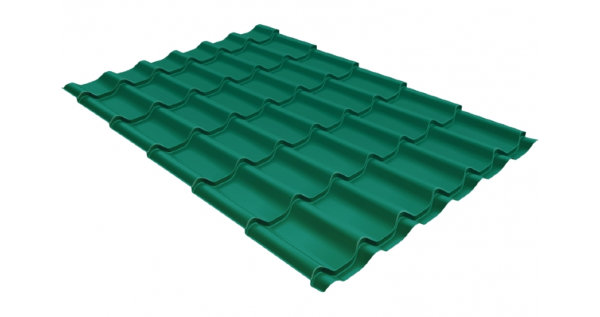 Металлочерепица классик 0,5 Satin RAL 5021 купить в Великом Устюге