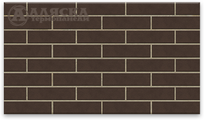 Фасадная Термопанели Аляска Amsterdam brown купить в Великом Устюге