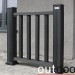 Ограждение из ДПК Outdoor Классик 3D STORM чёрный купить в Великом Устюге