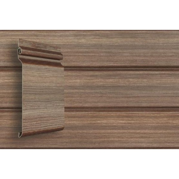 Виниловый сайдинг Grand Line Natural-Брус Tundra - Кедр купить в Великом Устюге
