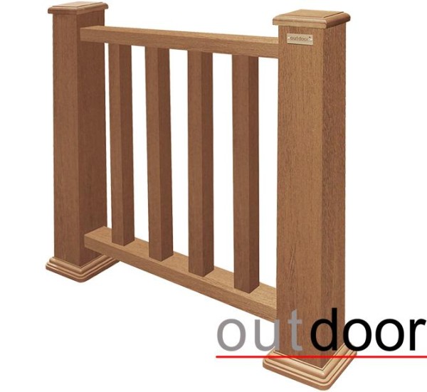 Ограждение из ДПК Outdoor Классик 3D STORM дуб купить в Великом Устюге