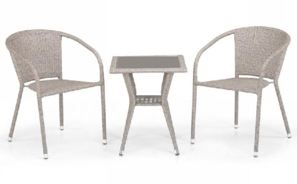 Комплект плетеной мебели AFINA из иск. ротанга T25C/Y137C-W85 Latte 2Pcs купить в Великом Устюге
