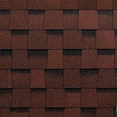 Двухслойная ламинированная черепица Shinglas, серия Фазенда – Красный купить в Великом Устюге
