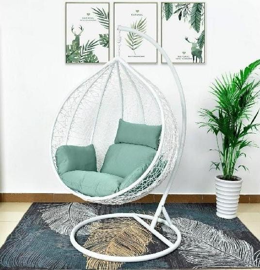 Кресло Подвесное из искусственного ротанга AFM-168A-XL White/Green купить в Великом Устюге