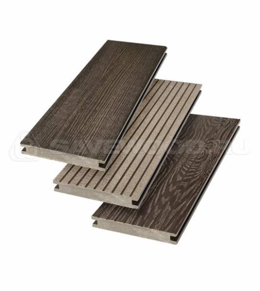 Террасная доска SW Fraxinus (R) полнотелая «SaveWood» Темно-коричневый купить в Великом Устюге