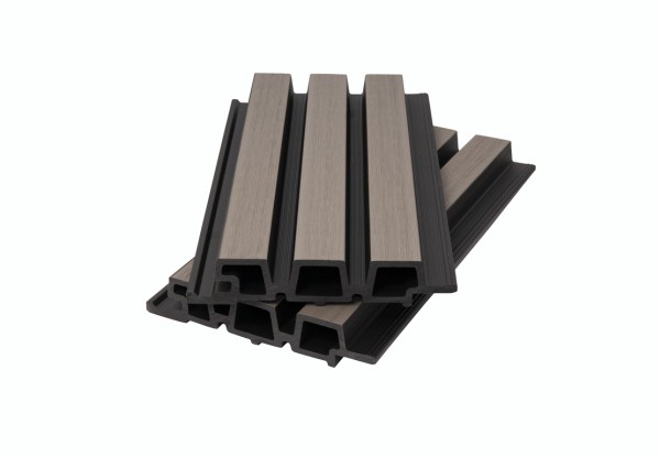 Фасадная панель брусковая двухцветная co-extrusion, snow mix купить в Великом Устюге