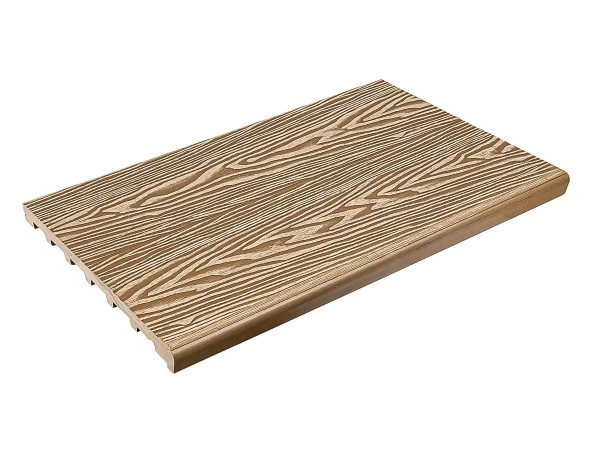 Ступень полнотелая из ДПК Deckart Step 3D Орех купить в Великом Устюге
