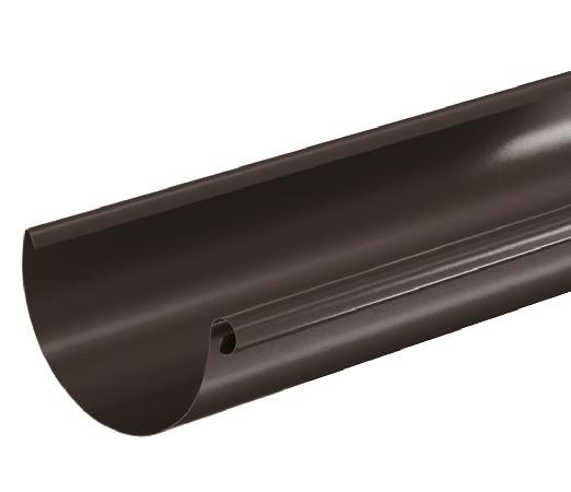 Водосток Aquasistem, система 150/100 - Водосточный желоб 3.00м RR 32 Тёмно Коричневый купить в Великом Устюге