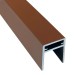 П-профиль Алюминиевый EasyDecking 35x25 Коричневый купить в Великом Устюге