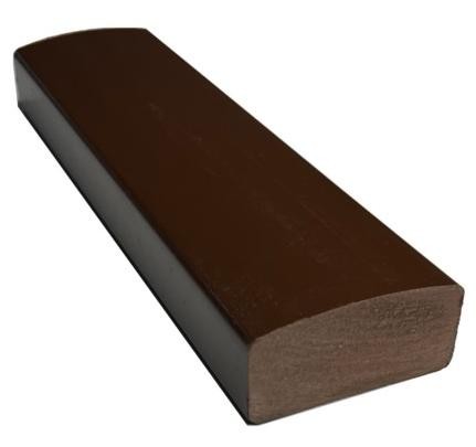 Лавочный брус Ecodecking Некст полнотелый глянцевый 70х35 шоколад купить в Великом Устюге
