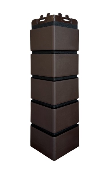 Угол Grand Line клинкерный кирпич ПРЕМИУМ Шоколадный (шов RAL 9005) купить в Великом Устюге