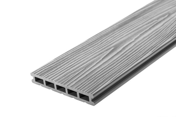 Террасная доска из ДПК RusDecking Unodeck Mogano - Серый купить в Великом Устюге