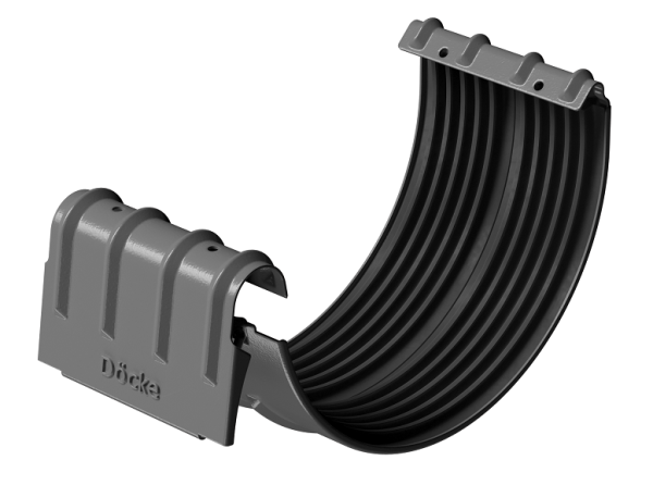 Соединитель желобов D125 Döcke STAL PREMIUM Графит, (RAL 7024) купить в Великом Устюге