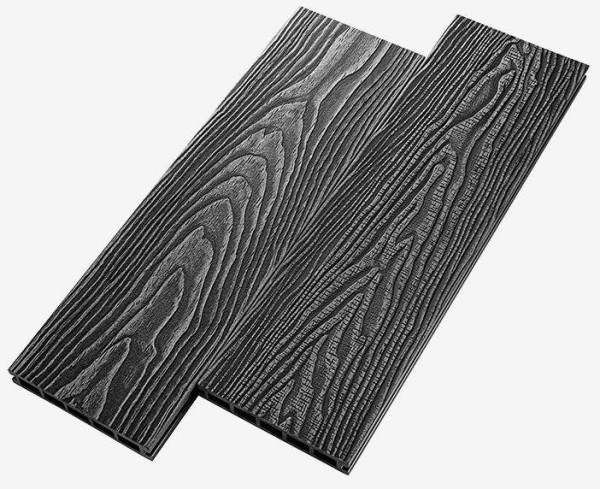 Террасная доска из ДПК RusDecking Unodeck Vintage - Графит купить в Великом Устюге