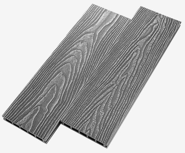 Террасная доска из ДПК RusDecking Unodeck Vintage - Серый купить в Великом Устюге
