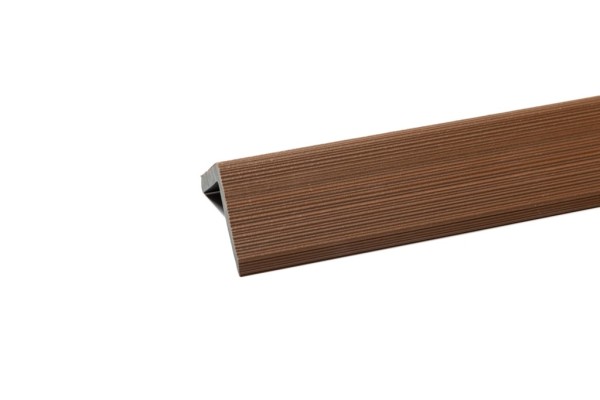 Уголок торцевой Ecodecking Скай коэкструзия 45х45х3000 Тик купить в Великом Устюге