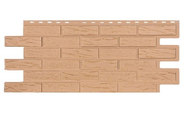 Фасадная панель T-Siding Кирпич Саман Эко Крем купить в Великом Устюге