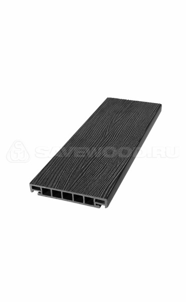 Террасная доска из ДПК SW Salix (S) (R) черный купить в Великом Устюге
